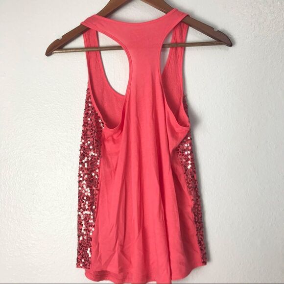 Express Sequin Racerback Tank Top Size XS - Picture 3 of 6